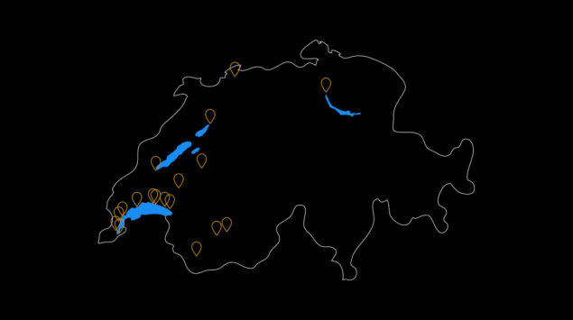 map of switzerland buyinggold.ch