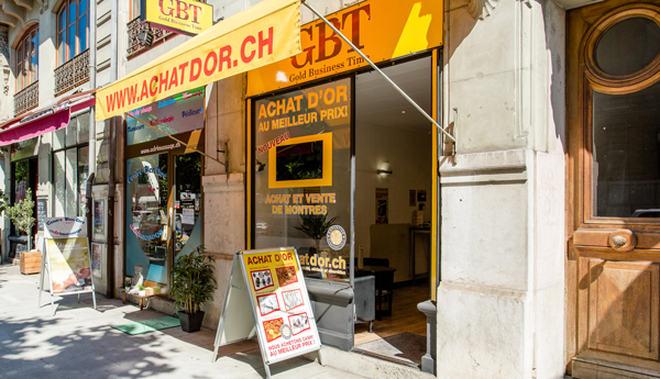 gold purchase shop at Genève Gare