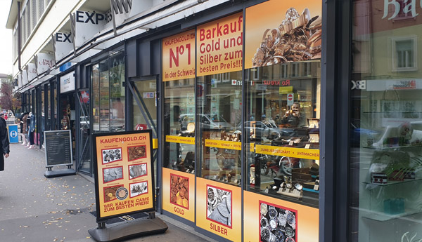 gold buying shop in Basel