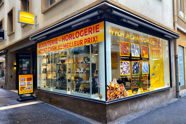 Boutique Neuchatel shop experts buying gold selling gold in