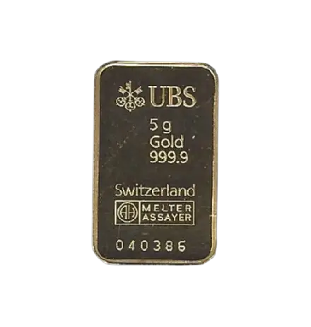 Gold ingot 5 g