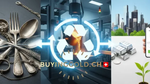 By recycling your old silver, you are supporting the circular economy and caring for the future of the environment