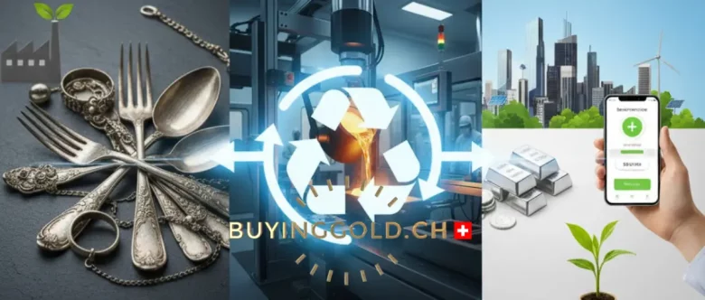 By recycling your old silver, you are supporting the circular economy and caring for the future of the environment